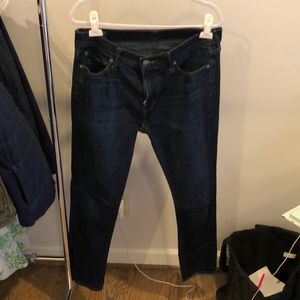 Mens Abercrombie denim jeans 33 waist 33x32 Langdon Skinny